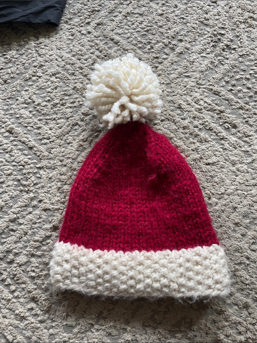 Kids knitted Santa hat